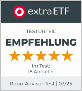 extraETF Empfehlung, Robo-Advisor-Test 03/2025